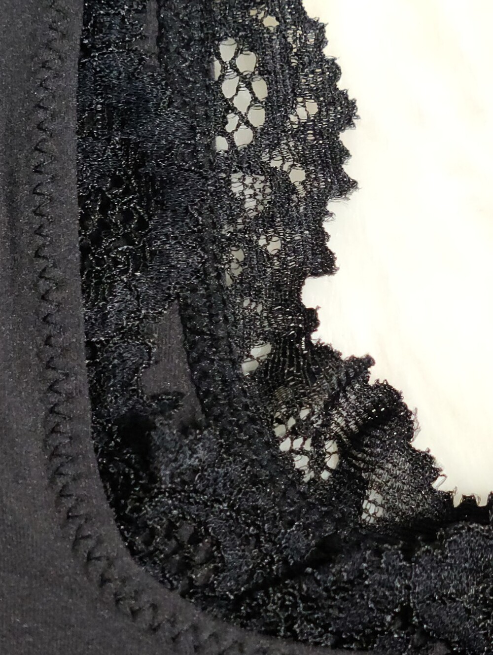 SKIMS Fits Everybody Lace Tank Black Onyx Women Plus 3X NEW - Picture 3 of 5
